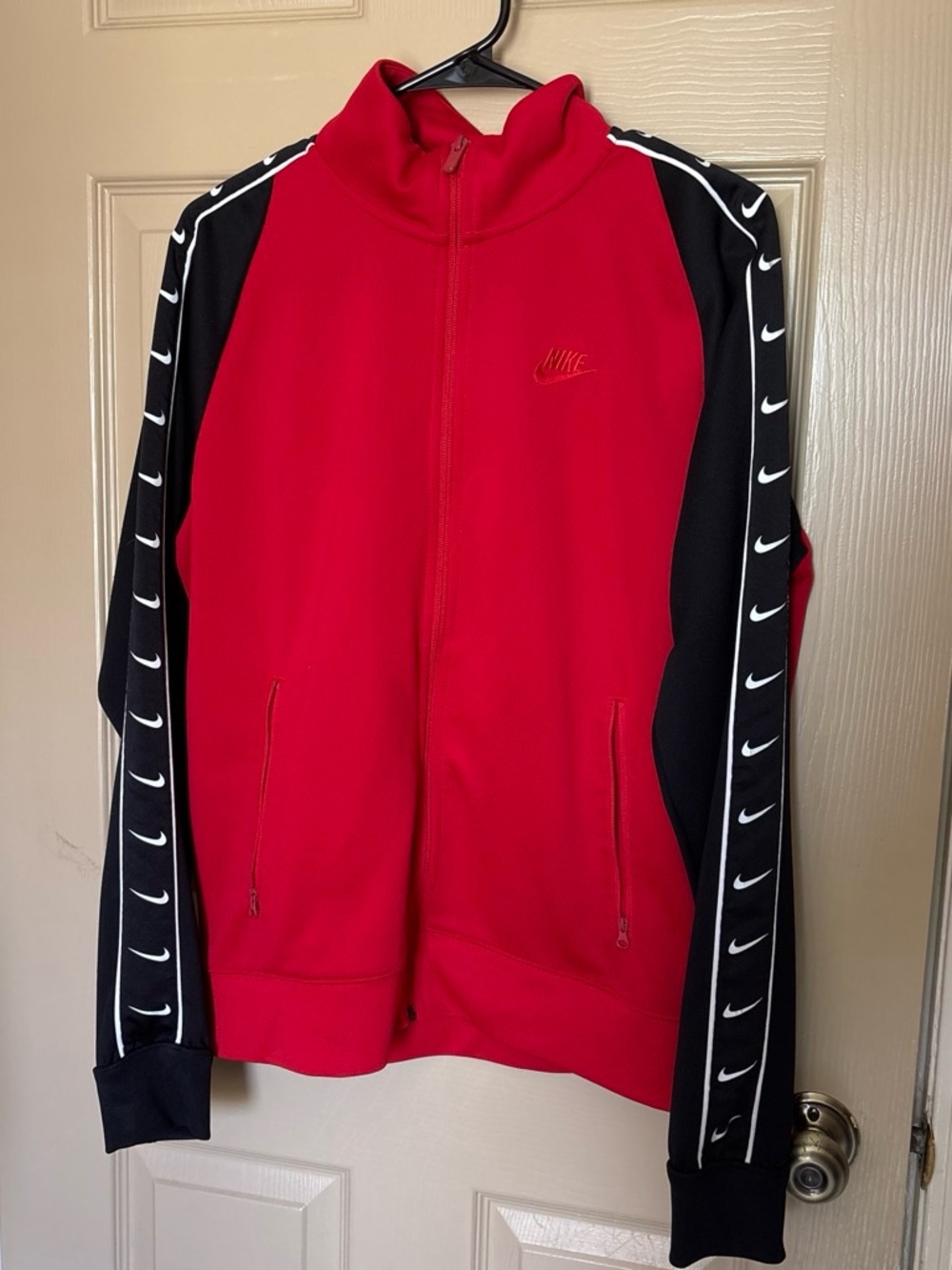 Nike Black & Red Track Jacket